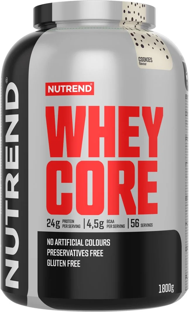 Nutrend WHEY CORE 1800 g, sušienky