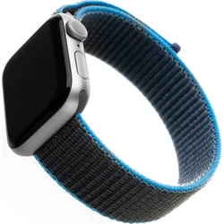 Nylonový remienok FIXED pre Apple Watch 38/40/41 mm, sivomodrý