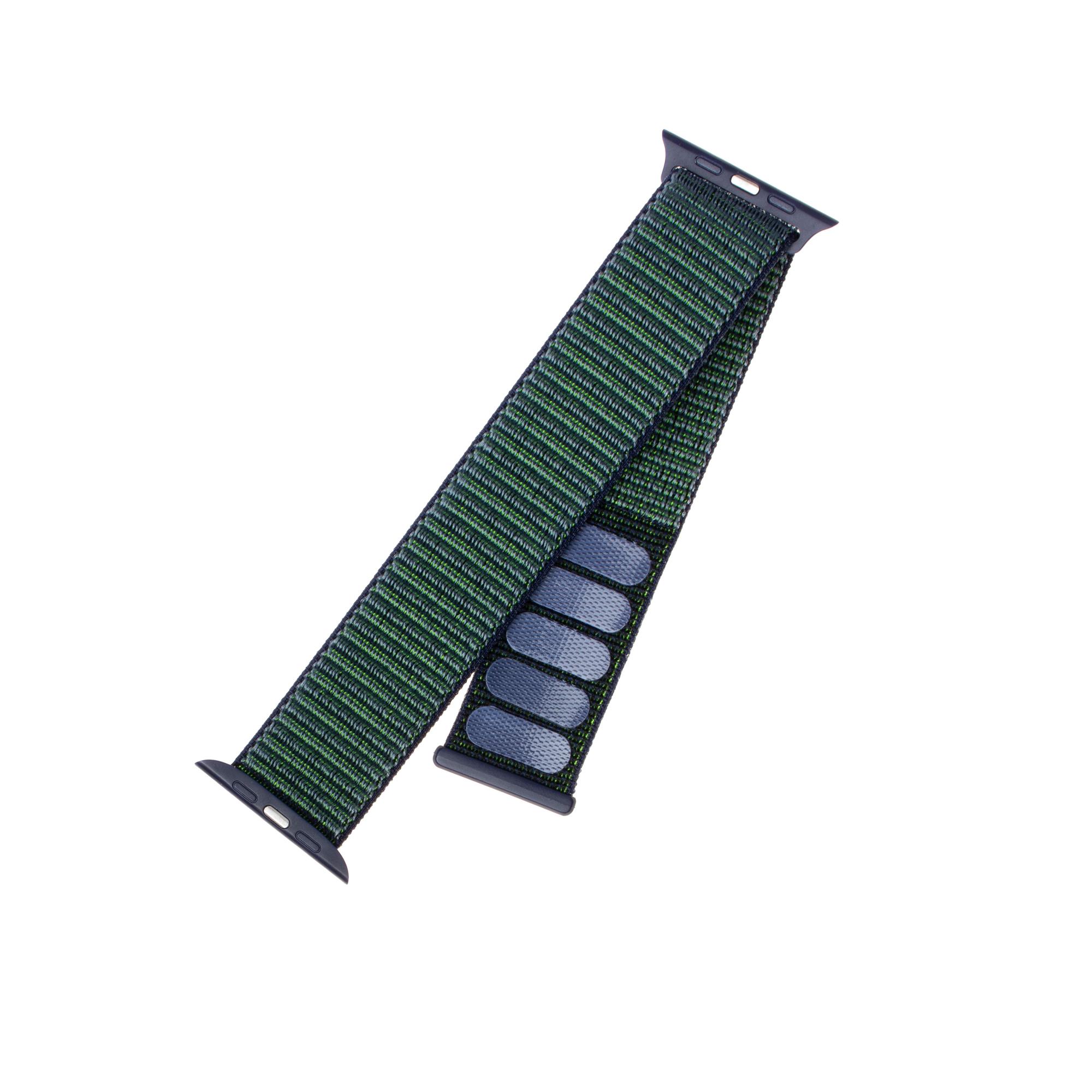 Nylonový remienok FIXED pre Apple Watch 38/40/41 mm, tmavomodrý