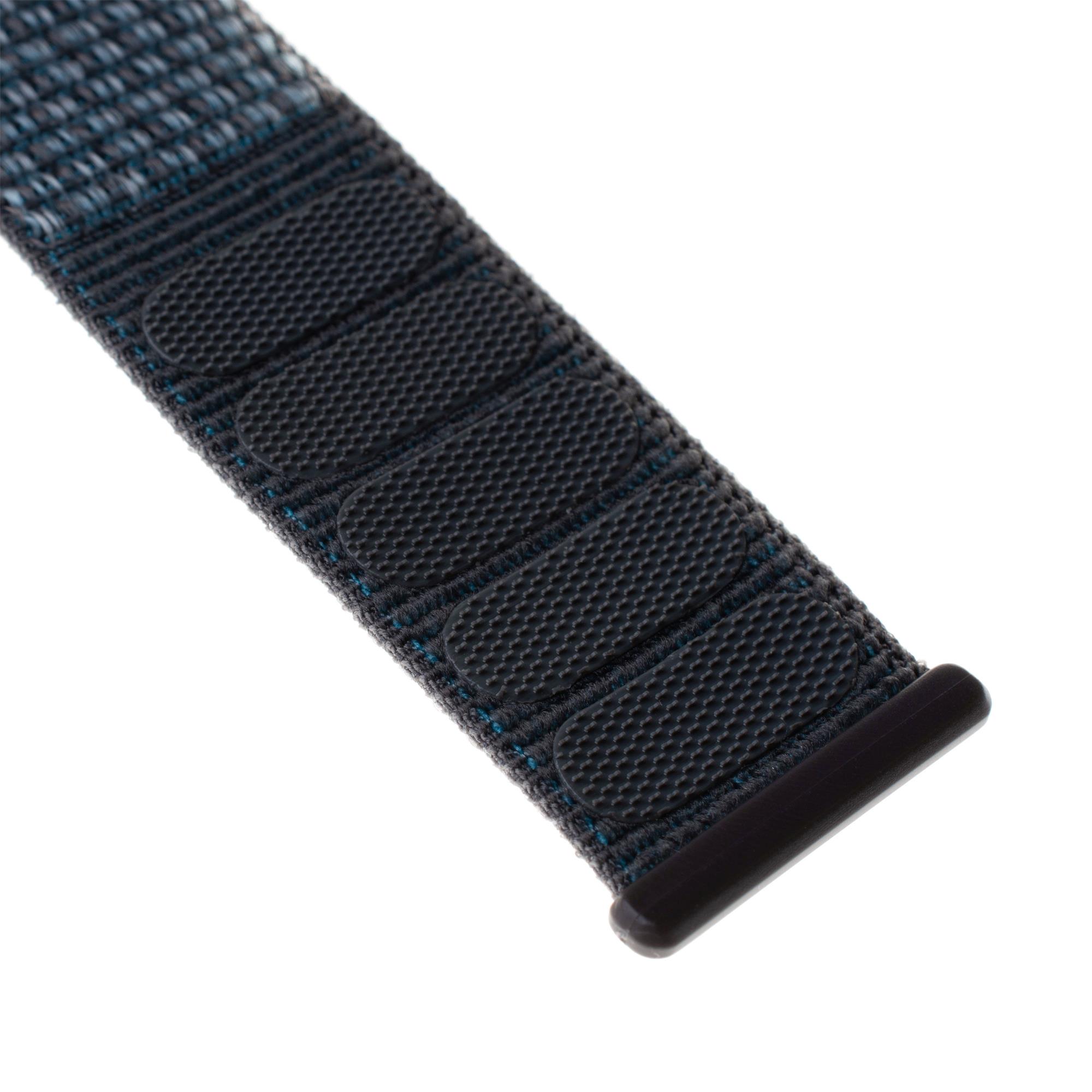 Nylonový remienok FIXED pre Apple Watch 38/40/41 mm, tmavosivý