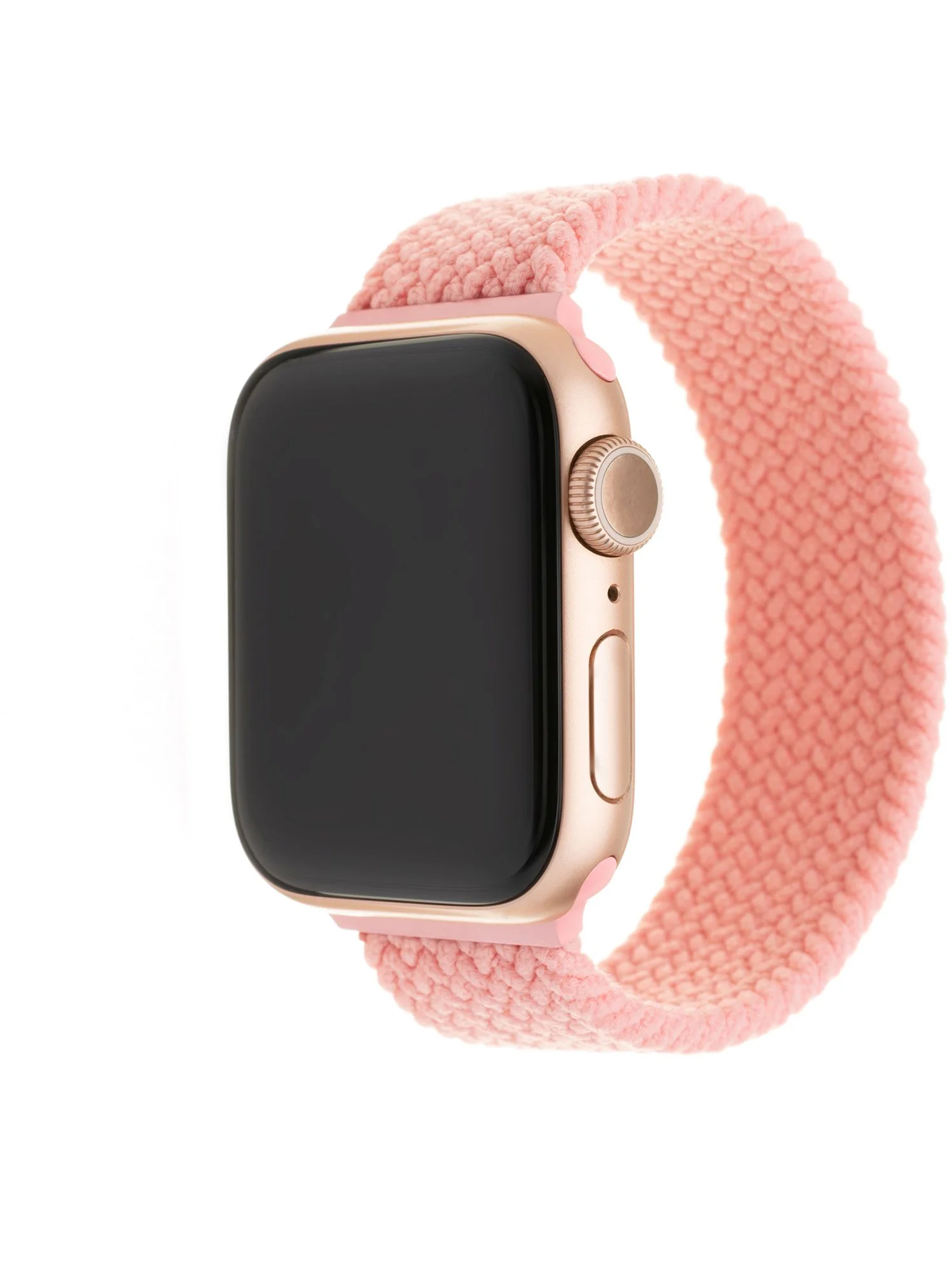 Nylonový remienok FIXED pre Apple Watch 38/40/41 mm, veľkosť L, ružový