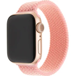 Nylonový remienok FIXED pre Apple Watch 38/40/41 mm, veľkosť L, ružový