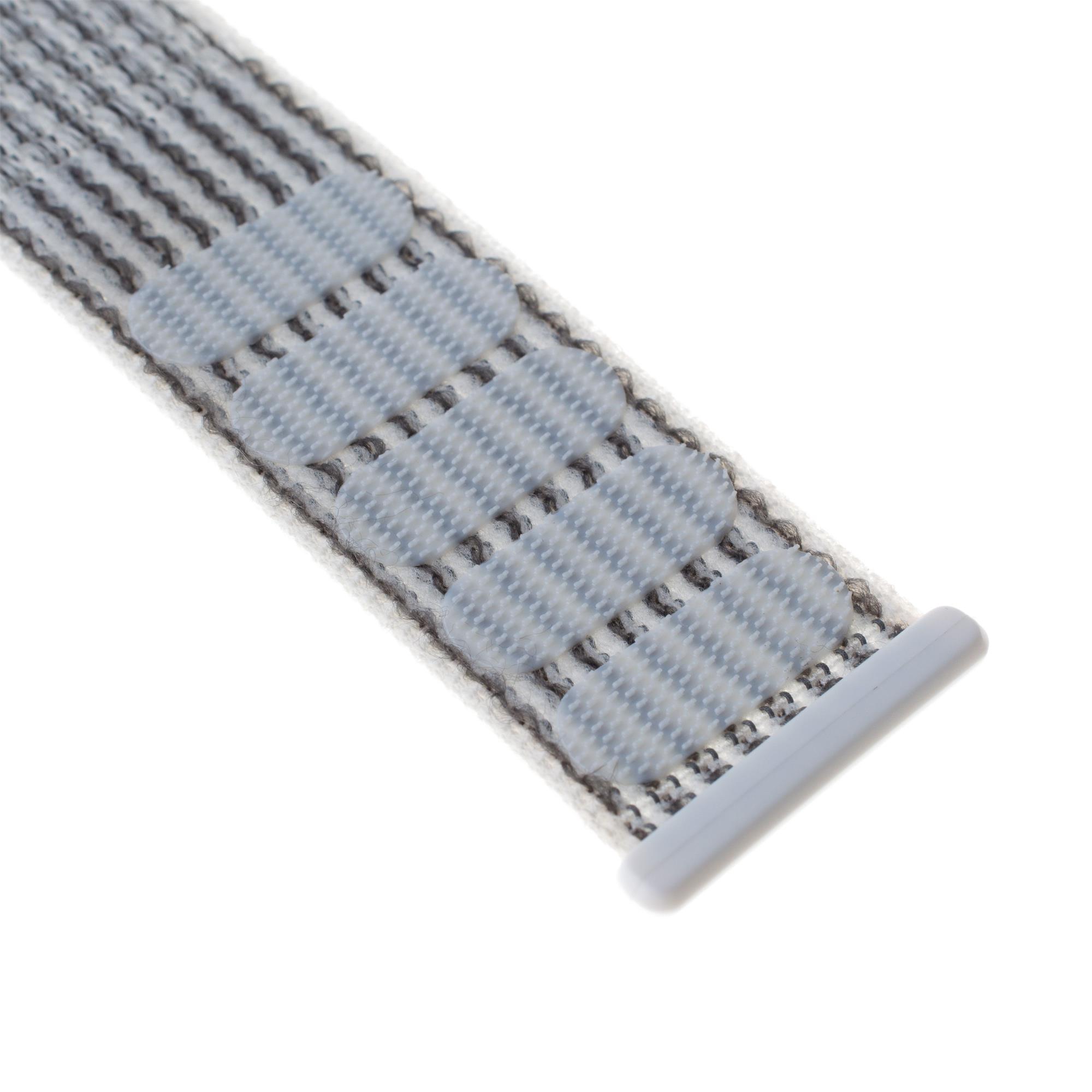 Nylonový remienok FIXED pre Apple Watch 42/44/45 mm, biely
