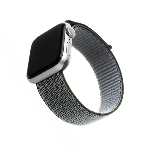 Nylonový remienok FIXED pre Apple Watch 42/44/45 mm, olivový