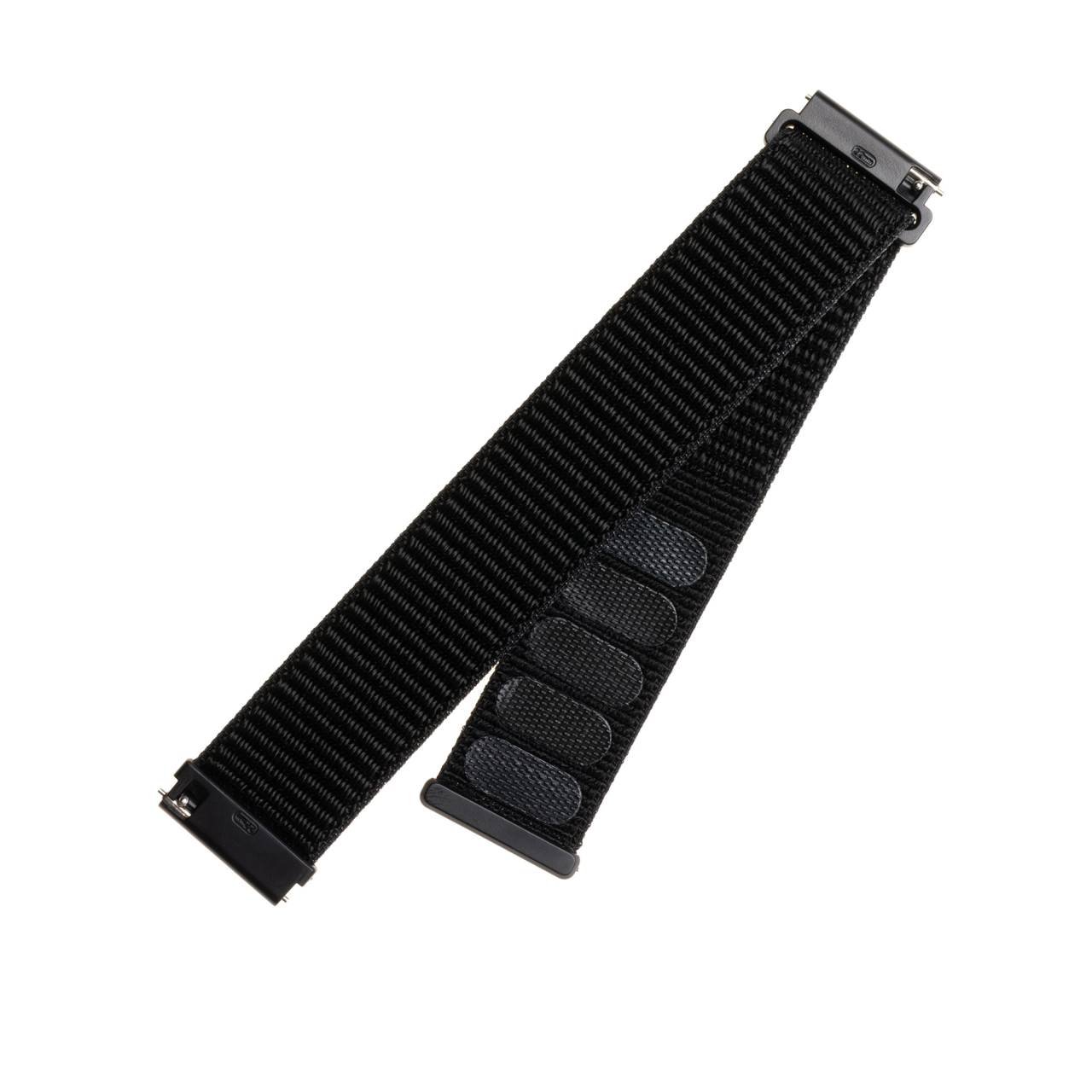 Nylonový remienok FIXED s rýchloupínaním 22 mm pre inteligentné hodinky, čierny