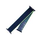 Nylonový řemínek FIXED Nylon Strap pro Apple Watch 42/44/45mm, neonově modrý