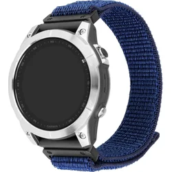 Nylonový športový remienok FIXED pre Garmin QuickFit 26 mm, tmavomodrý