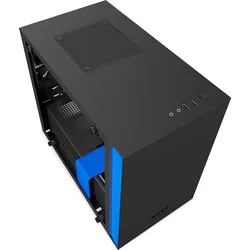 NZXT H200, černo-modrá