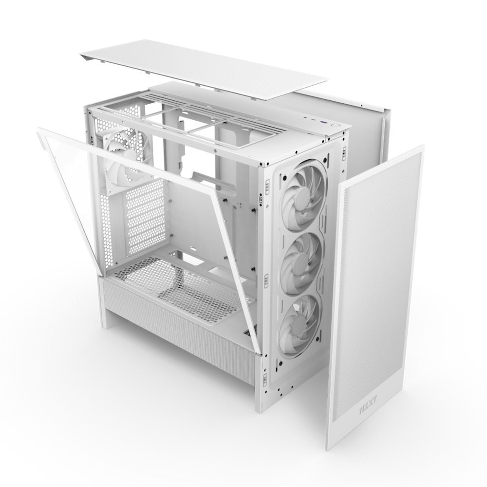 NZXT H5 Flow RGB, biela
