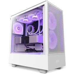 NZXT H5 Flow RGB, bílá