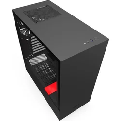 NZXT H510, matná černo-červená CA-H510B-BR - Počítačové skříně (case)