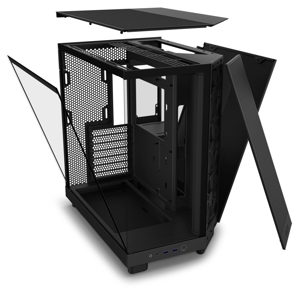 NZXT H6 Flow, čierna