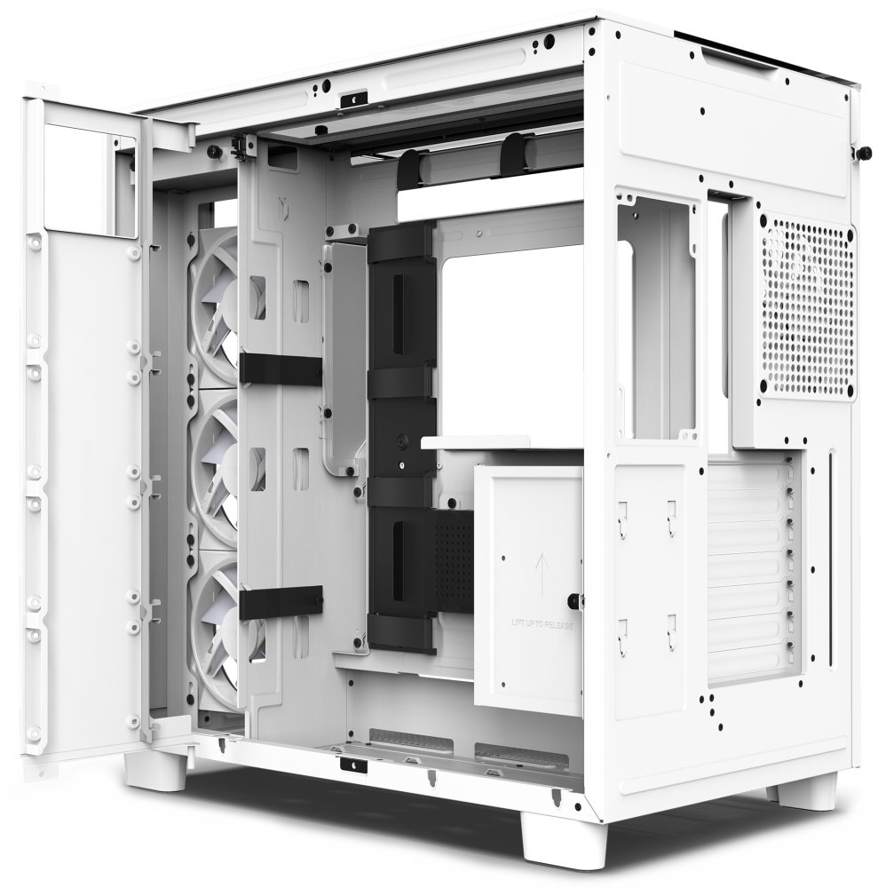 NZXT H9 Elite, biela