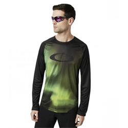 OAKLEY MTB LS TECH TEE AURORA BOREALIS, vel.L - MTB dres 