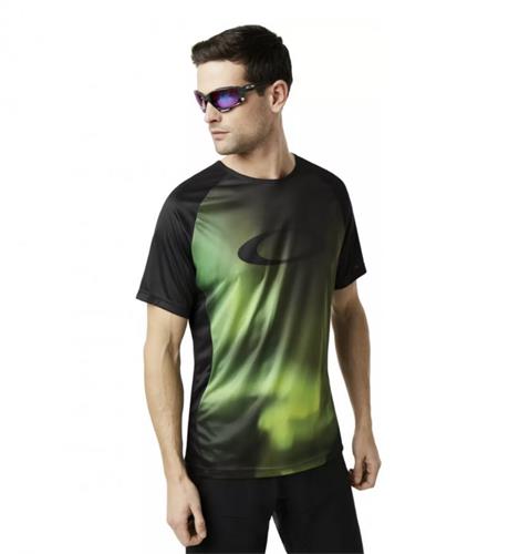 OAKLEY MTB SS TECH TEE AURORA BOREALIS, vel.L - MTB dres