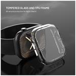 Ochranné pouzdro FIXED Pure Watch s temperovaným sklem pro Apple Watch 42 mm, čiré