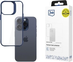 Ochranné puzdro 3mk Satin Armor Case+ Blue pre Apple iPhone 15 Pro Max