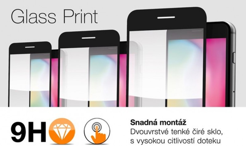 Ochranné sklo GLASS PRINT Infinix Note 30 Pro, čierne