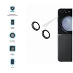 Ochranné sklo na objektív fotoaparátu FIXED Camera Glass pre Samsung Galaxy Z Flip 5 5G, čierne