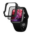Ochranné tvrdené sklo FIXED 3D Full-Cover pre Apple Watch Series 7 45 mm s aplikátorom, čierne