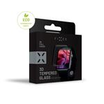 Ochranné tvrdené sklo FIXED 3D Full-Cover pre Apple Watch Series 7 45 mm s aplikátorom, čierne