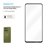 Ochranné tvrdené sklo FIXED Full-Cover pre Motorola Moto G15/Power, čierne