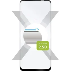 Ochranné tvrdené sklo FIXED Full-Cover pre Motorola Moto G22, priľnavé na celý displej, čierne