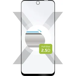 Ochranné tvrdené sklo FIXED Full-Cover pre Motorola Moto G42 5G, celoplošne lepiace, čierne
