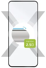 Ochranné tvrdené sklo FIXED Full-Cover pre Oppo A92, lepenie cez celý displej, čierne FIXGFA-757-BK