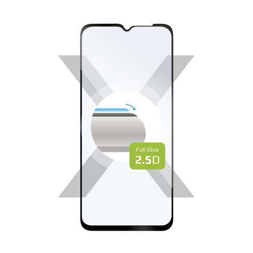 Ochranné tvrdené sklo FIXED Full-Cover pre Realme C31, priľnavé na celý displej, čierne