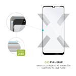 Ochranné tvrdené sklo FIXED Full-Cover pre Samsung Galaxy A12, lepiace cez celý displej, čierne