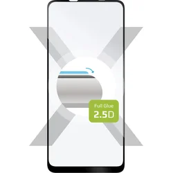 Ochranné tvrdené sklo FIXED Full-Cover pre Samsung Galaxy A21s, priľnavé na celý displej, čierne