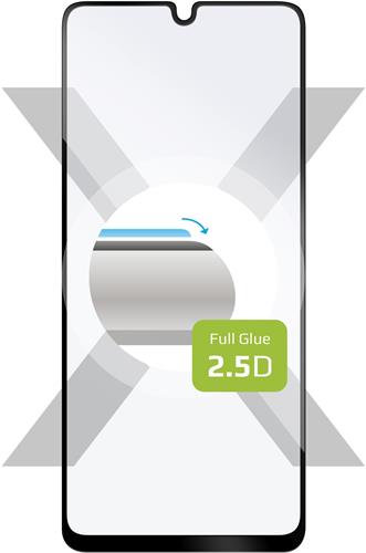 Ochranné tvrdené sklo FIXED Full-Cover pre Vivo V21 5G, lepidlo na celý displej, čierne