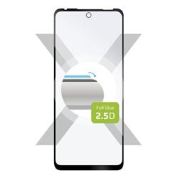Ochranné tvrzené sklo FIXED Full-Cover pro Motorola Moto G40, lepení přes celý displej, černé FIXGFA-739-BK