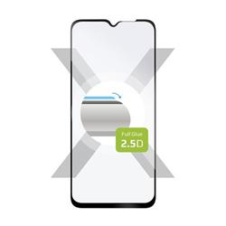 Ochranné tvrzené sklo FIXED Full-Cover pro Realme C25Y, lepení přes celý displej, černé
