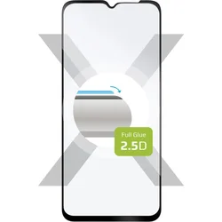 Ochranné tvrzené sklo FIXED Full-Cover pro Realme C31, lepení přes celý displej, černé