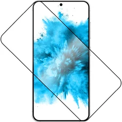 Ochranné tvrzené sklo FIXED Full-Cover pro Samsung Galaxy S25, černé