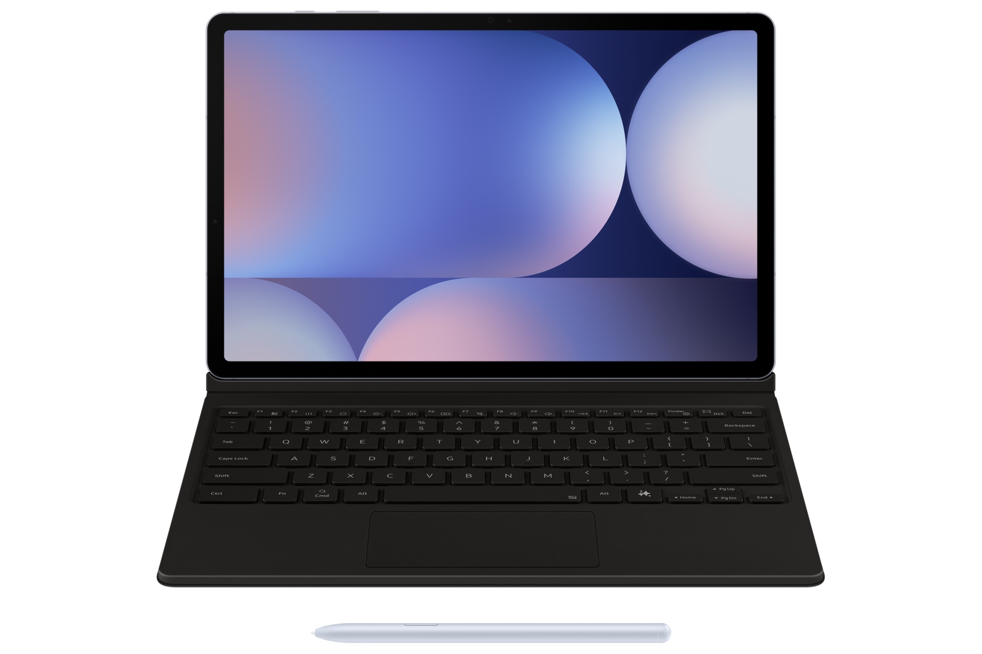 Ochranný kryt Samsung s klávesnicou a touchpadom pre Tab S10+/S9+/S9 FE+ čierny