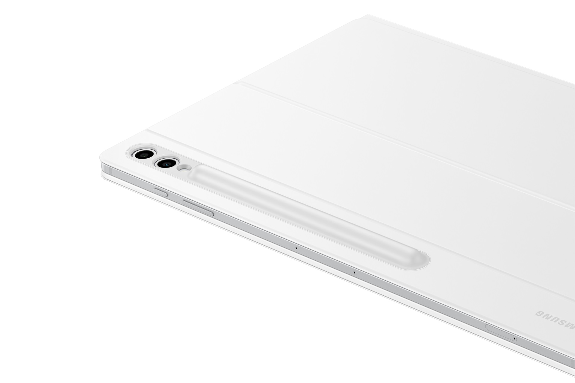 Ochranný kryt Samsung s klávesnicou a touchpadom pre Tab S10 Ultra/S9 Ultra biely