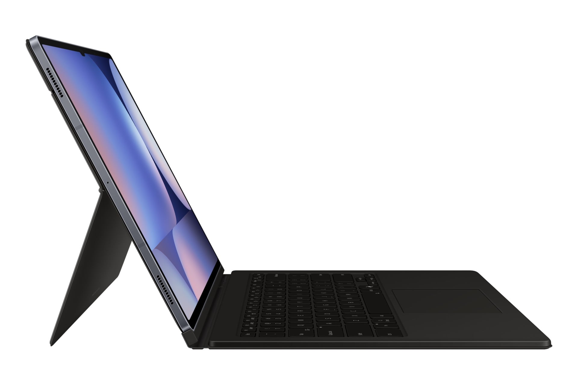 Ochranný kryt Samsung s klávesnicou a touchpadom pre Tab S10 Ultra/S9 Ultra čierny