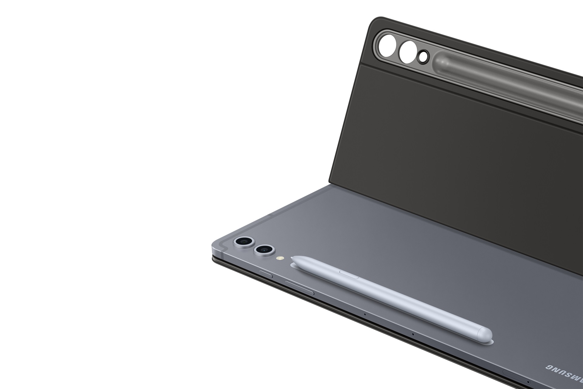 Ochranný kryt Samsung s klávesnicou pre Tab S10+/S9+ čierny