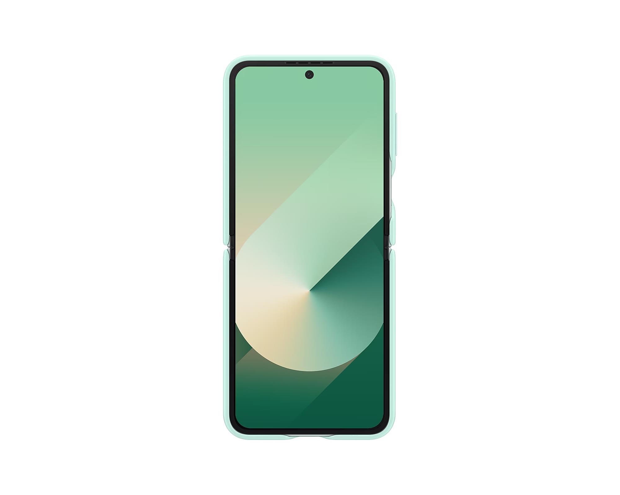 Ochranný kryt Samsung z vegánskej kože pre Z Flip6 mint