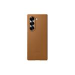 Ochranný kryt Samsung z vegánskej kože pre Z Fold6 Brown