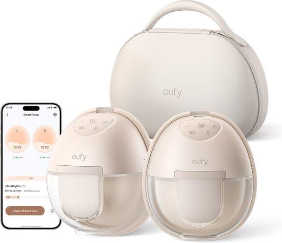 Odsávačka mateřského mléka Anker eufy S1 Pro hnědá