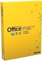 Office pro Mac Home Student 2011 Eng ESD
