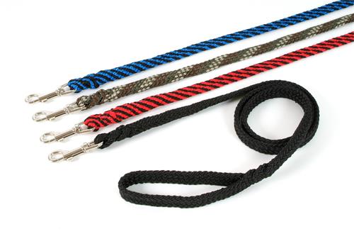 Olala Pets Ploché lanové vodítko 14 mm x 150 cm, červené