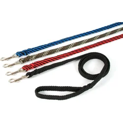Olala Pets Ploché lanové vodítko 14 mm x 150 cm, červené