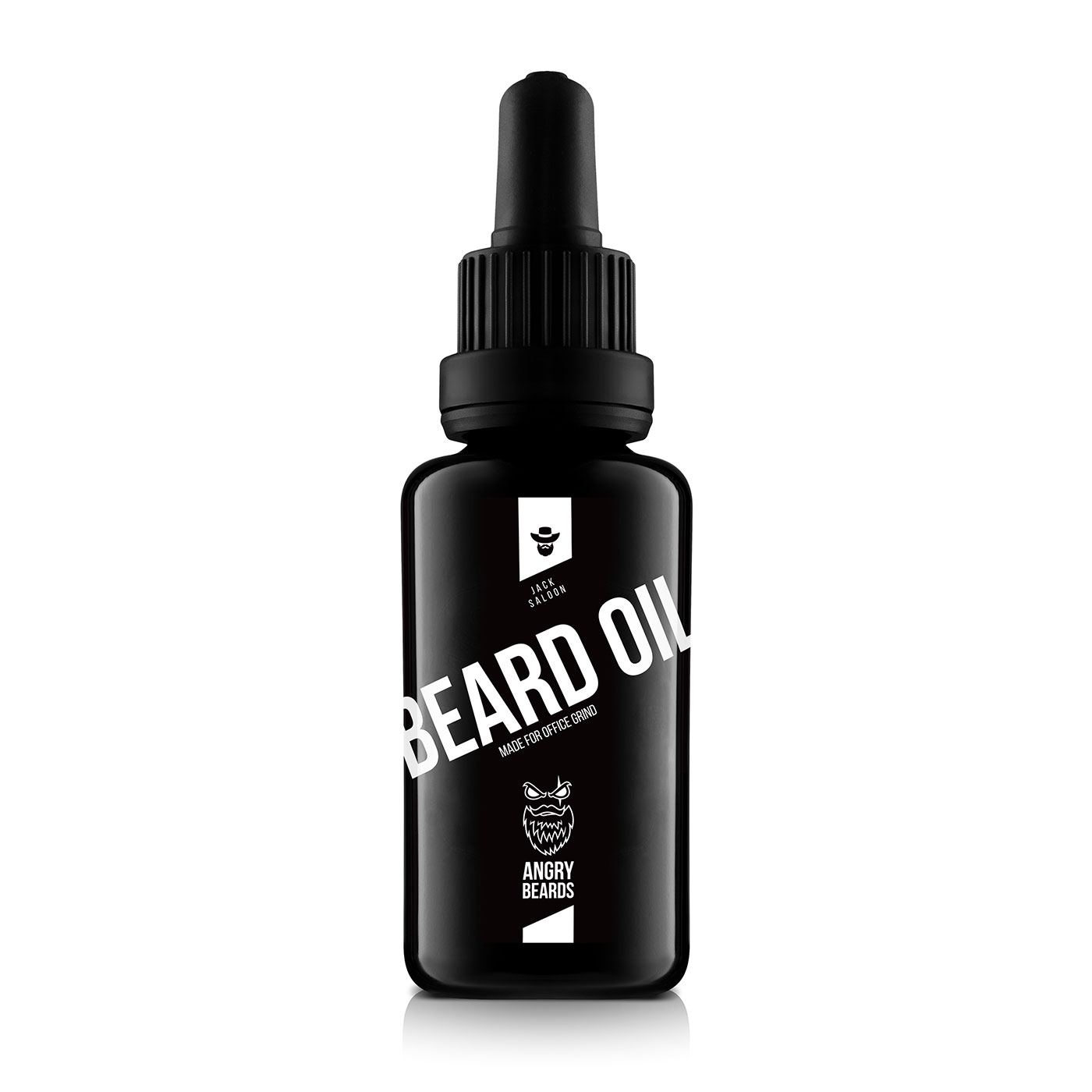 Olej na fúzy Angry Beards Jack Saloon 30 ml