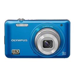 OLYMPUS kompakt VG-120, 14MPix, 5x zoom, modrá, HD video