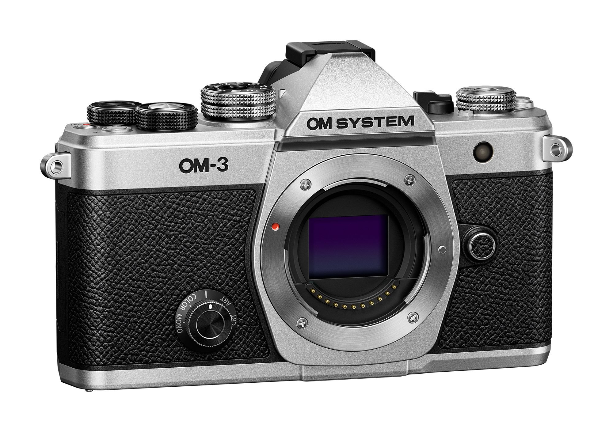 OM System mirrorless OM-3 tělo stříbrný